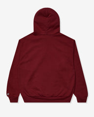 UACTP STENCIL GYM PULLOVER HOOD - BURGUNDY