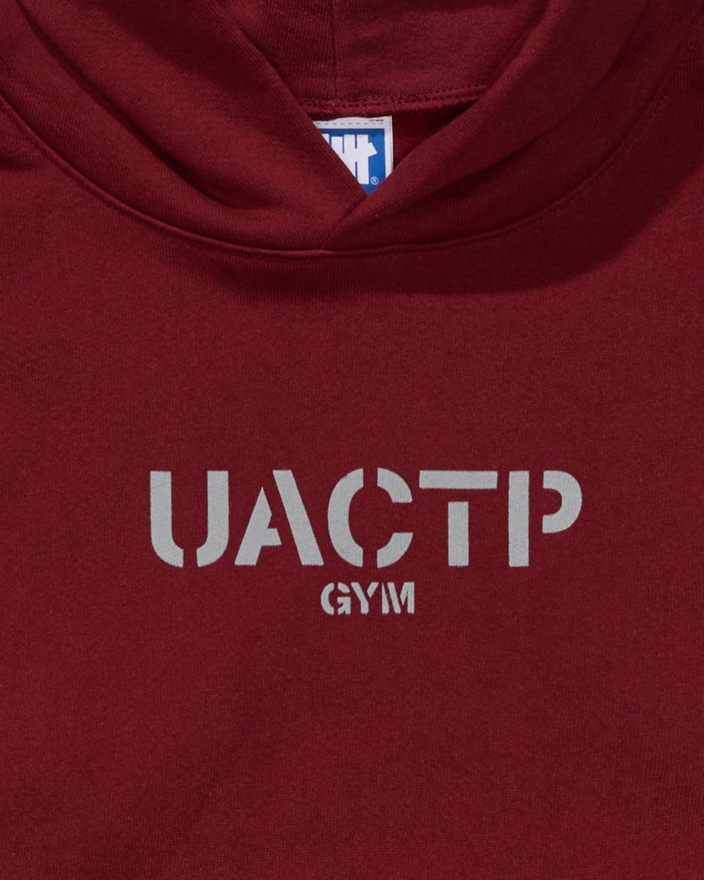 UACTP STENCIL GYM PULLOVER HOOD - BURGUNDY