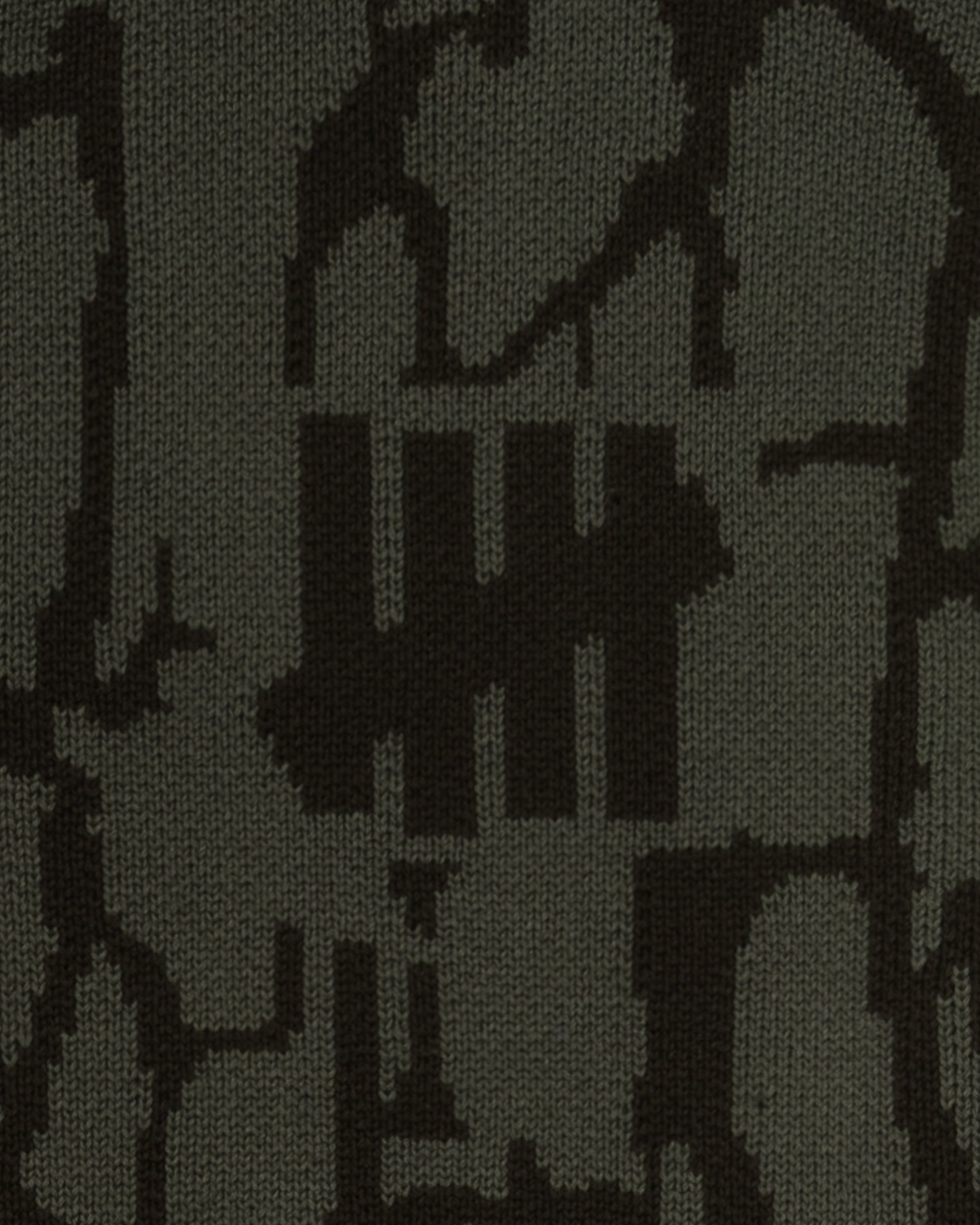 UNDEFEATED BARK CAMO SWEATER