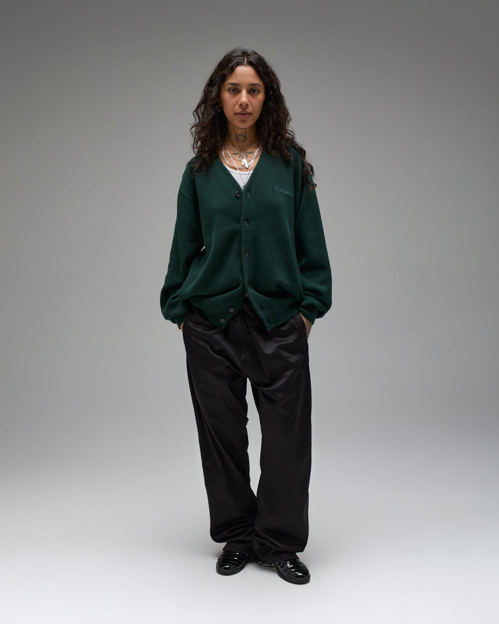 UNDEFEATED SCRIPT CARDIGAN