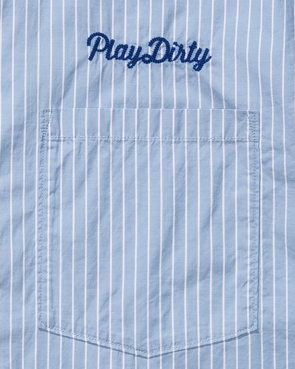 UNDEFEATED STRIPED S/S WORKSHIRT