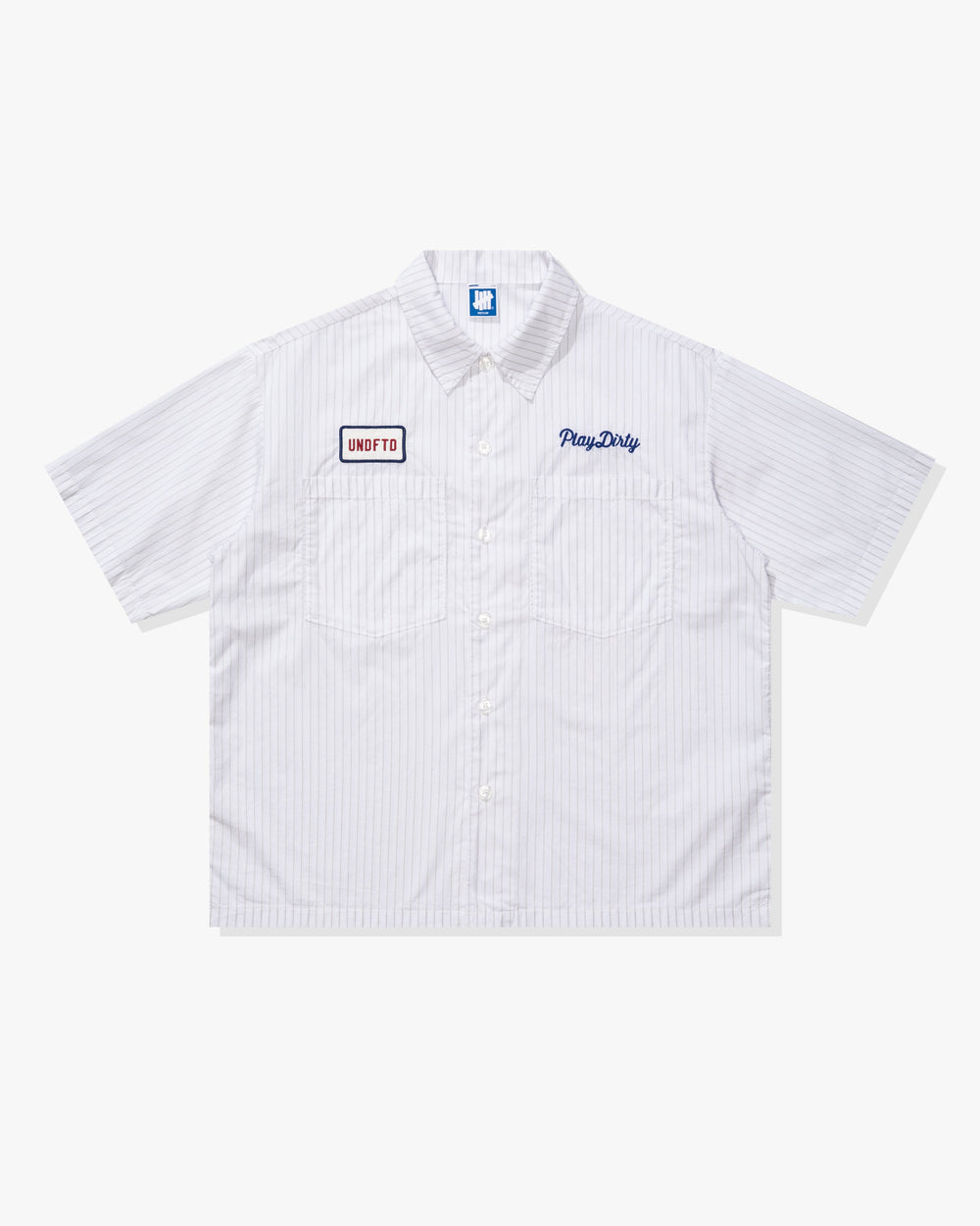 UNDEFEATED STRIPED S/S WORKSHIRT