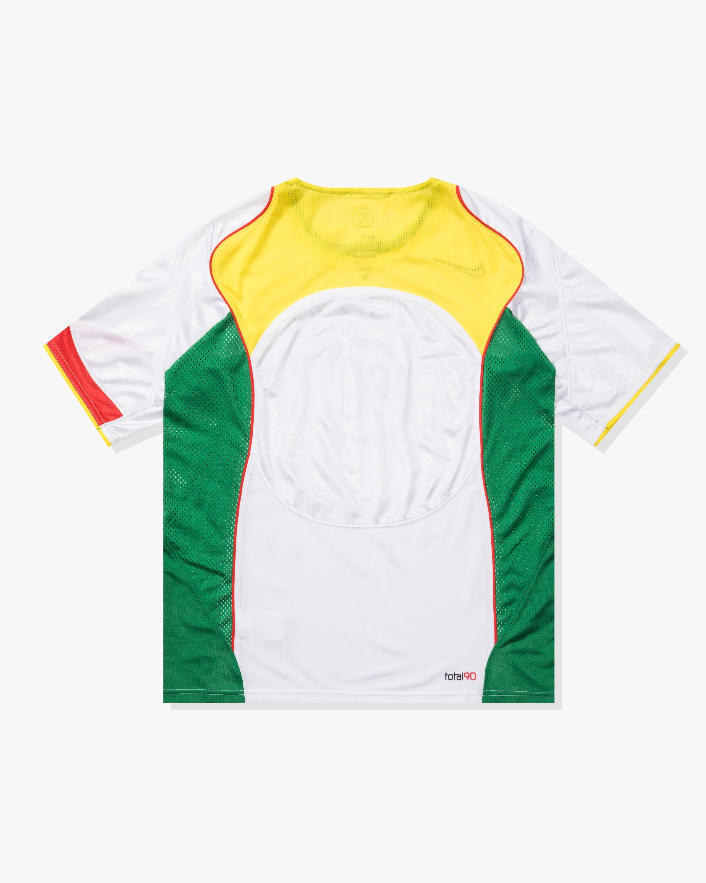 NIKE TOTAL 90 MEN'S DRI-FIT SOCCER JERSEY - WHITE/ OPTICYELLOW