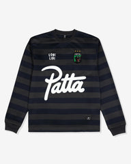 PATTA STRIPED LS FOOTBALL JERSEY - FORGEDIRON