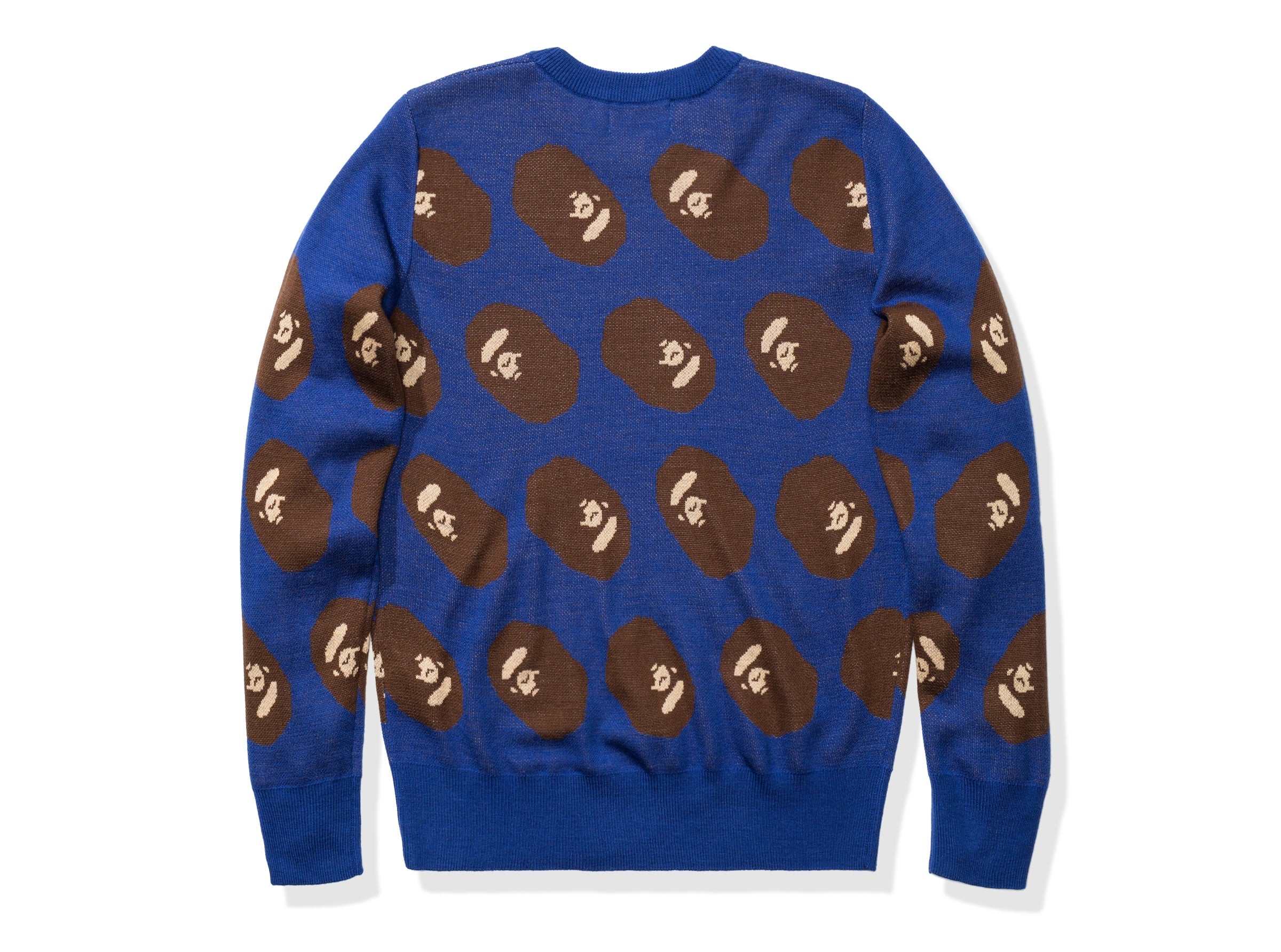 BAPE APE HEAD KNIT - BLUE