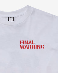 UACTP FINAL WARNING L/S TEE