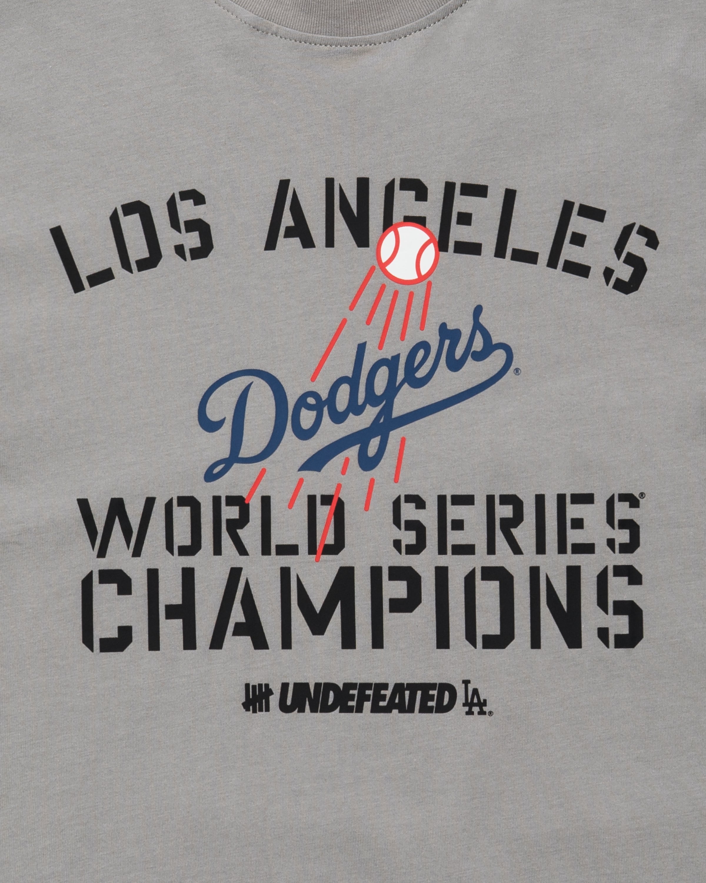 UNDEFEATED X NE X DODGERS STENCIL S/S TEE
