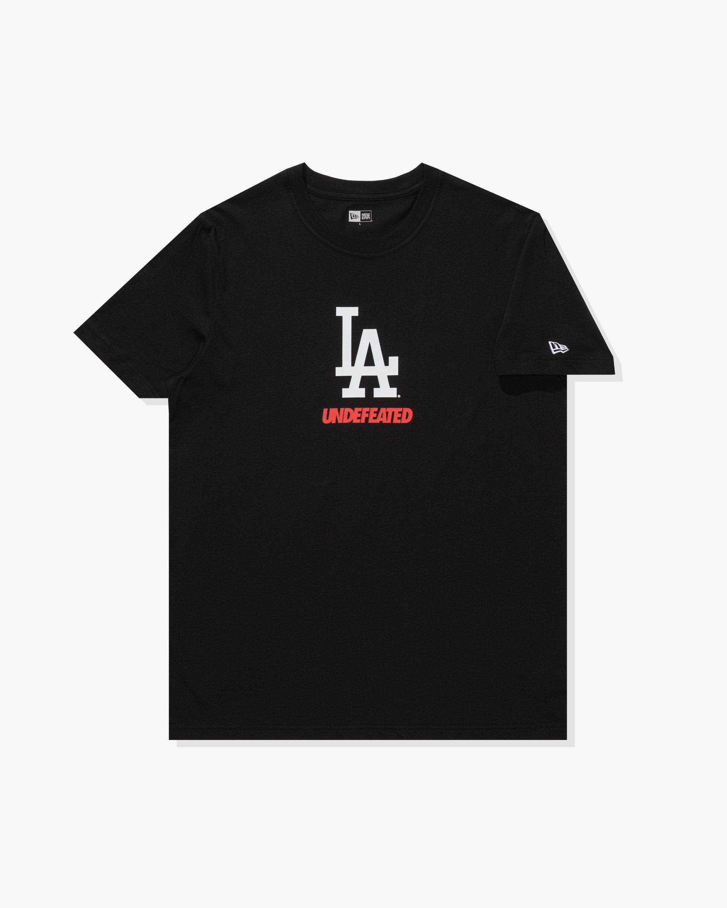 UNDEFEATED X NE X DODGERS STACKED LOGO S/S TEE