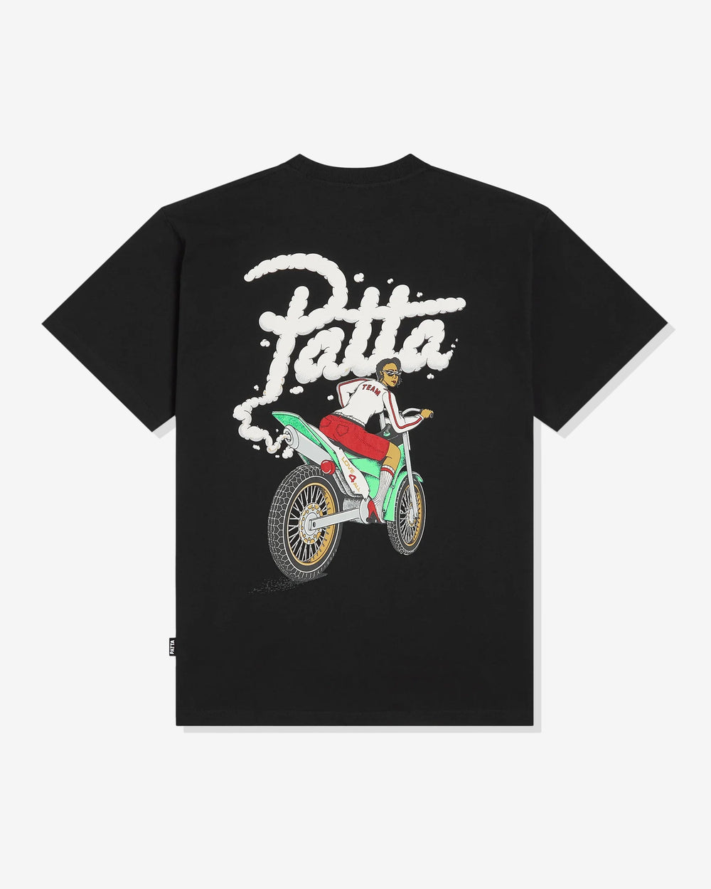 PATTA BIKER TEE - BLACK