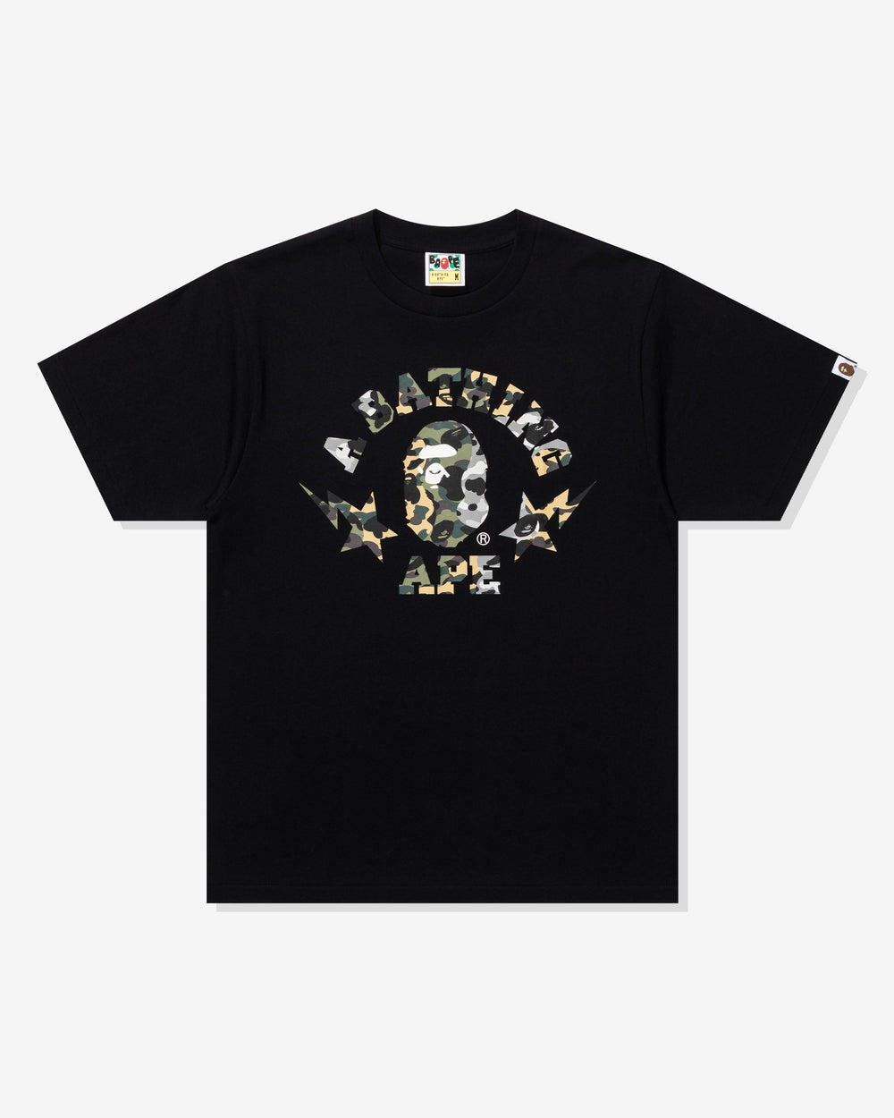 BAPE 1ST CAMO CRAZY STA COLLEGE TEE