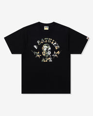 BAPE 1ST CAMO CRAZY STA COLLEGE TEE