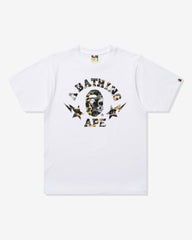 BAPE 1ST CAMO CRAZY STA COLLEGE TEE