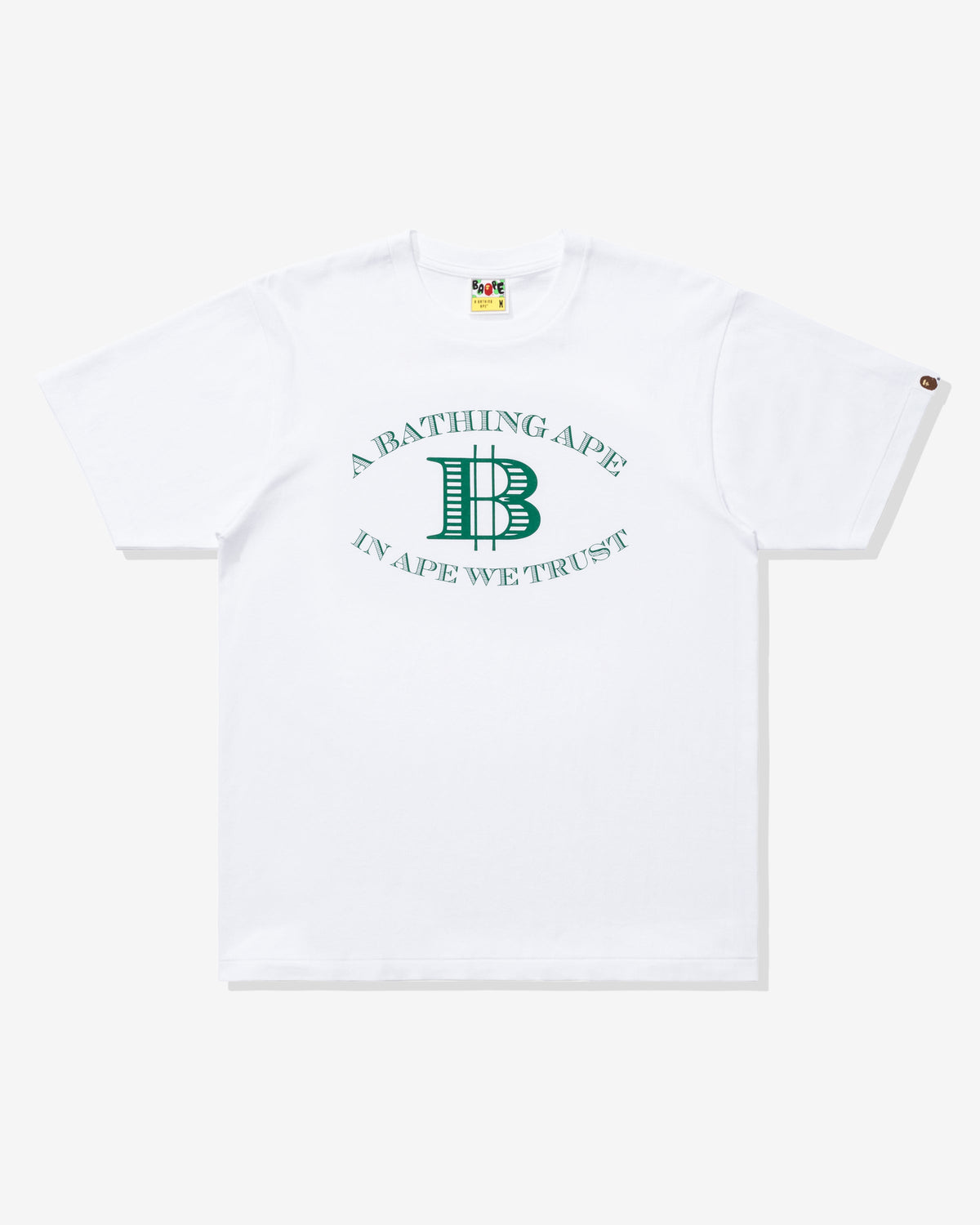 BAPE MONEY B LOGO TEE - WHITE