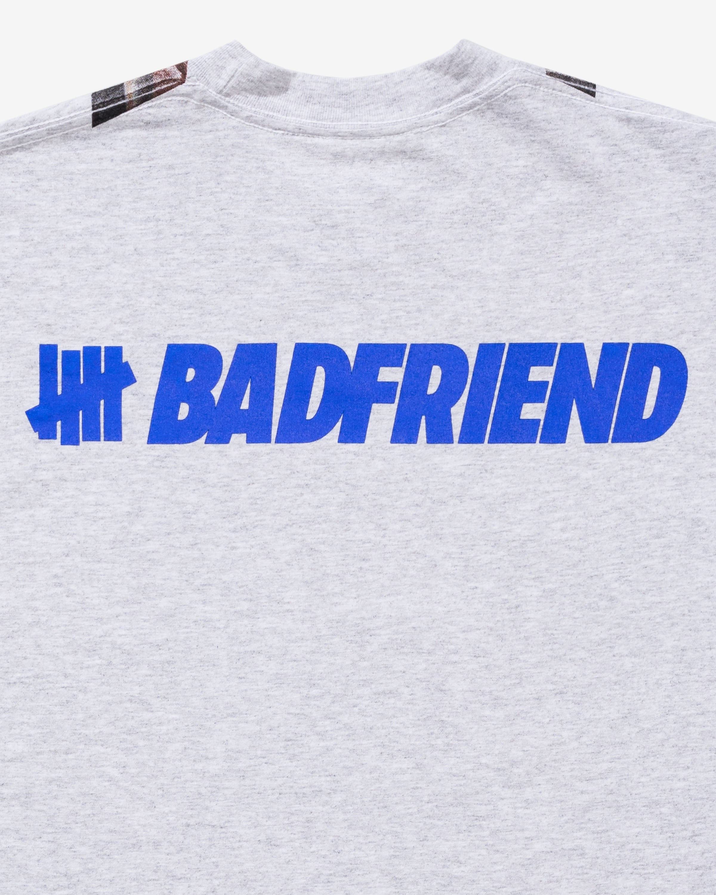 UNDEFEATED X BADFRIEND MEDALS S/S TEE - HEATHER GREY