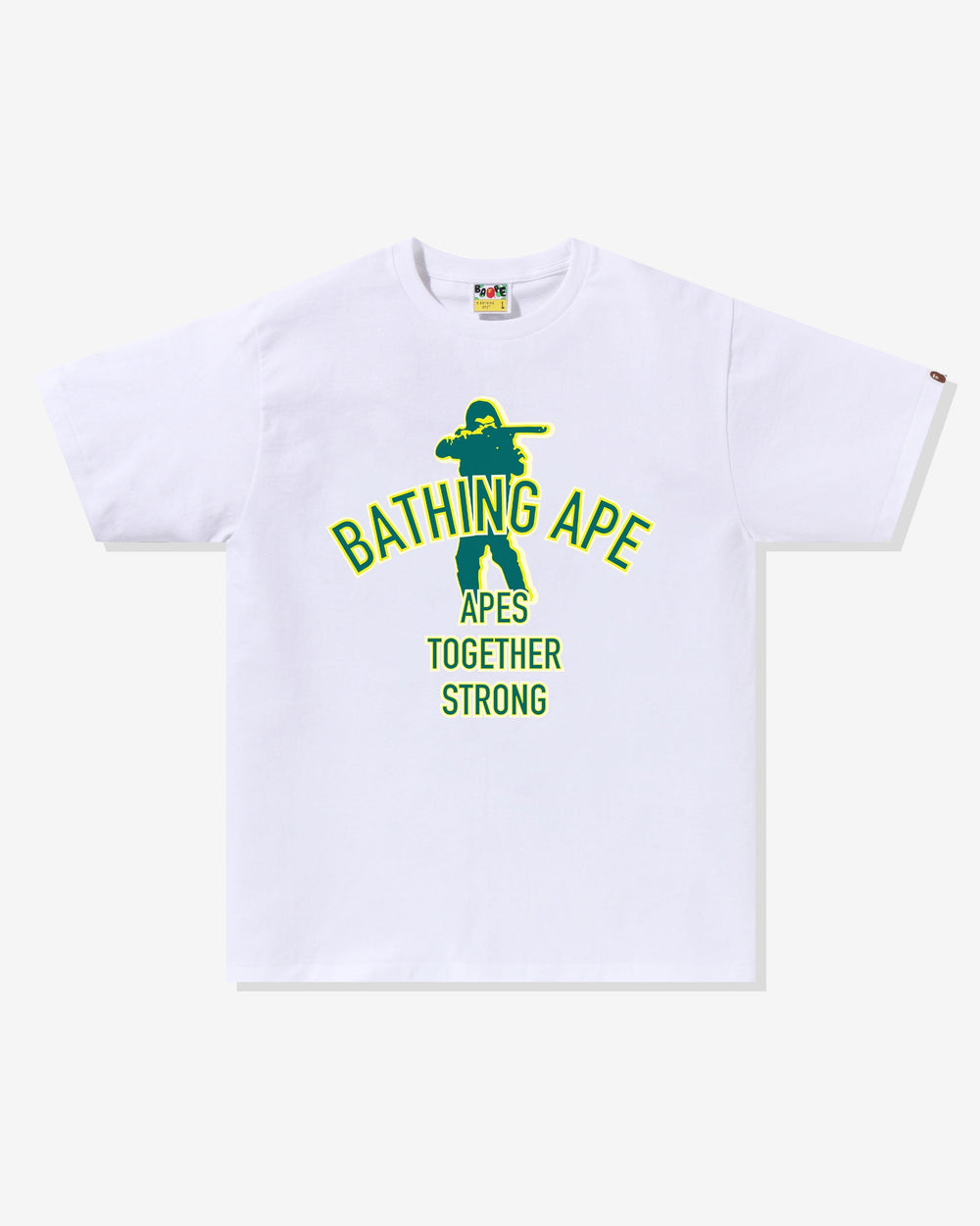 BAPE SOLDIER ATS TEE - WHITE