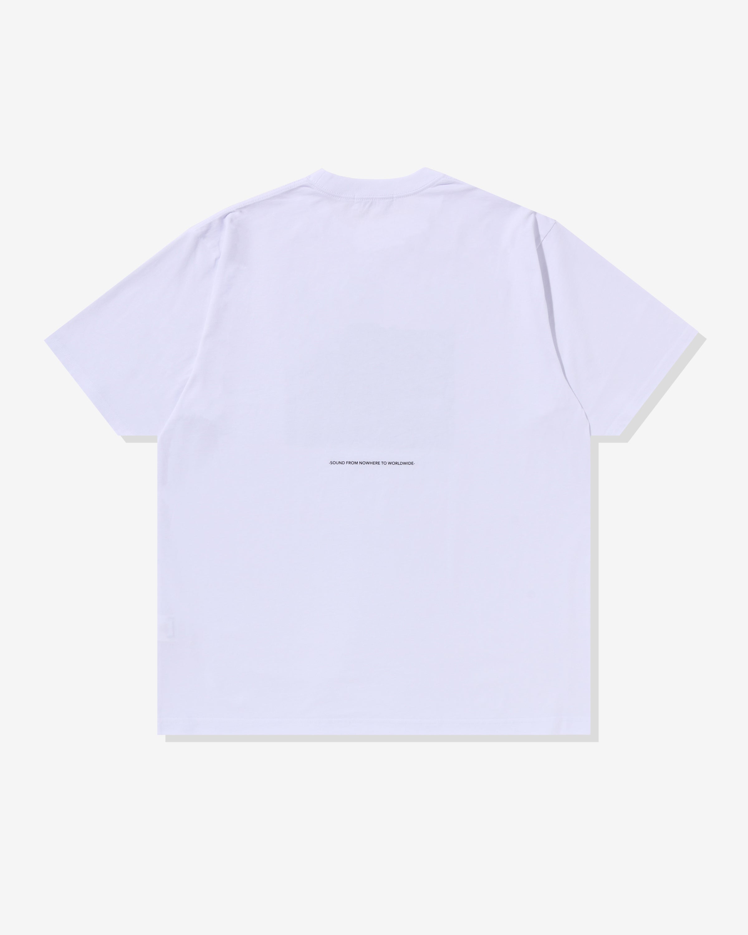 BAPE (B)APE SOUNDS LOGO TEE - WHITE