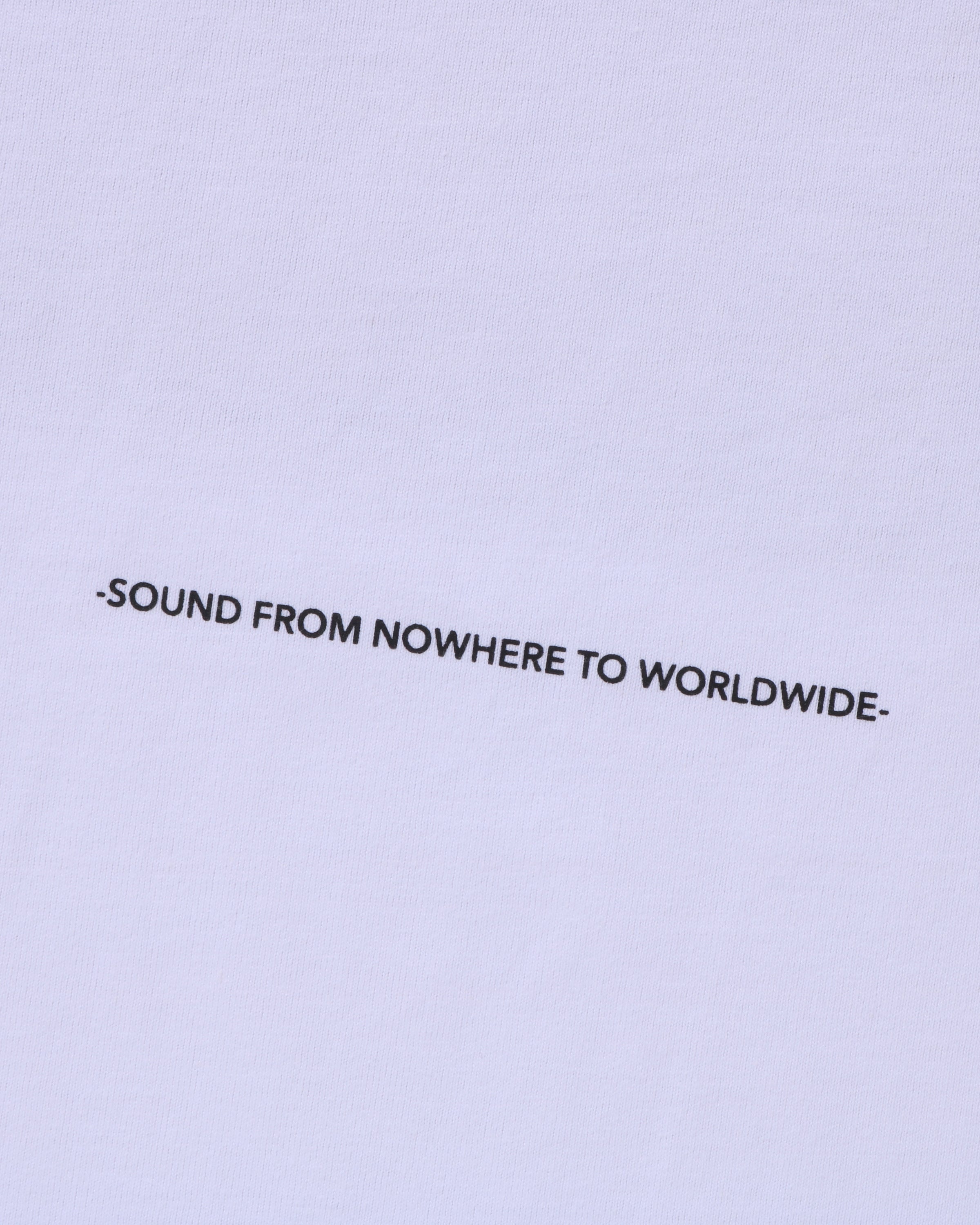 BAPE (B)APE SOUNDS LOGO TEE - WHITE