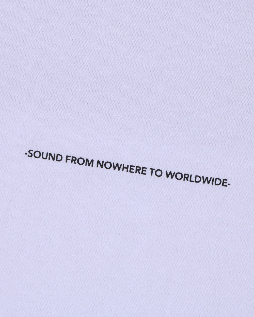 BAPE (B)APE SOUNDS LOGO TEE - WHITE