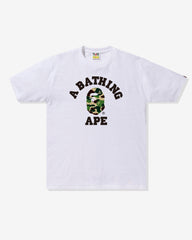 BAPE ABC CAMO COLLEGE TEE