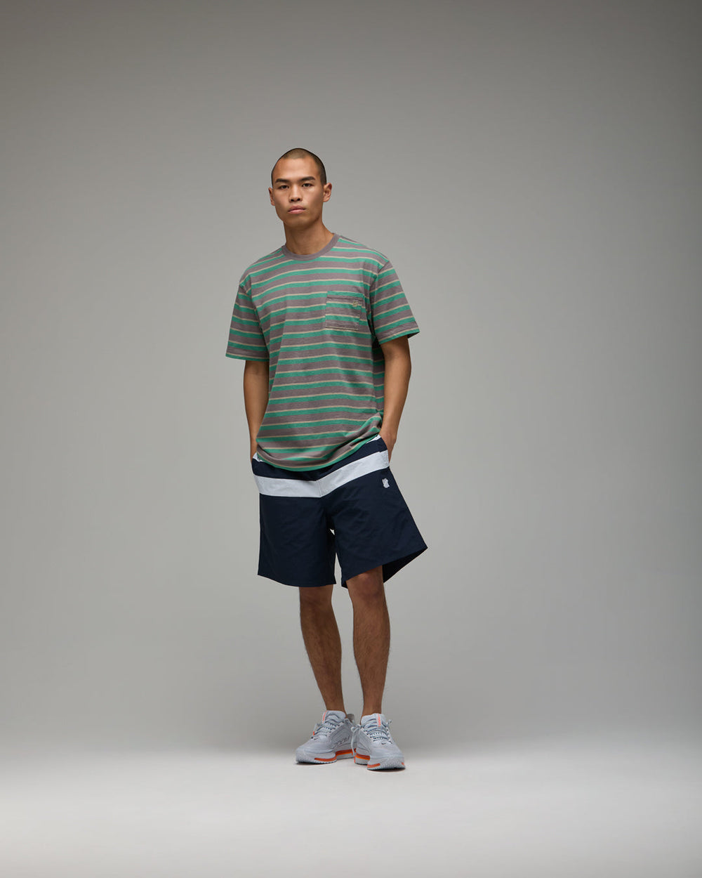 UNDEFEATED STRIPED SWIM SHORT