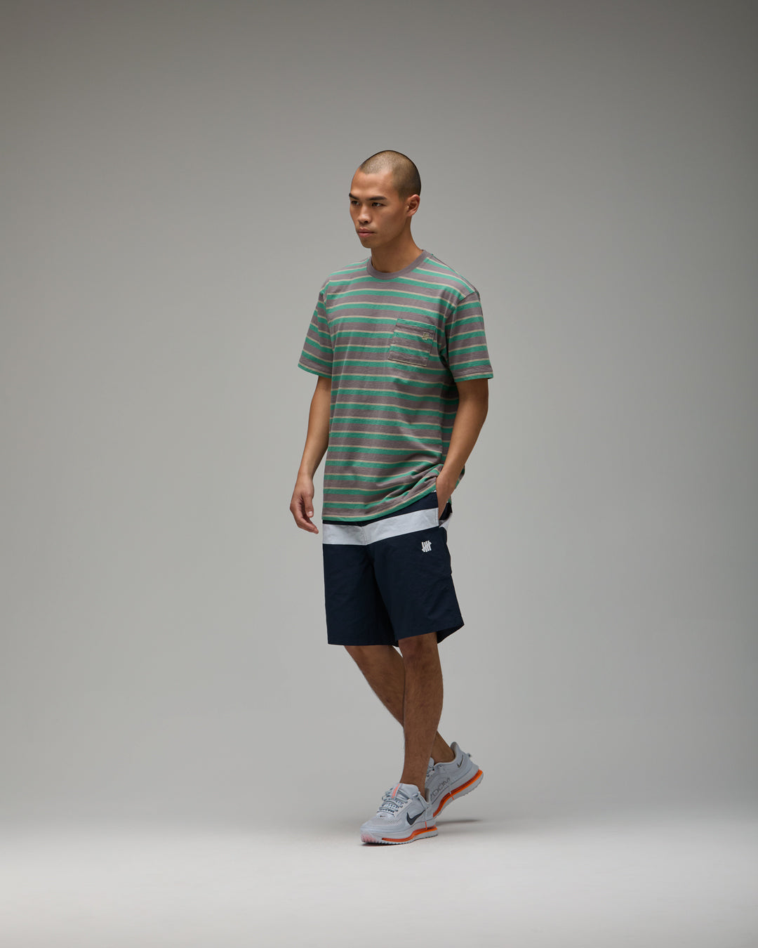 UNDEFEATED STRIPED SWIM SHORT