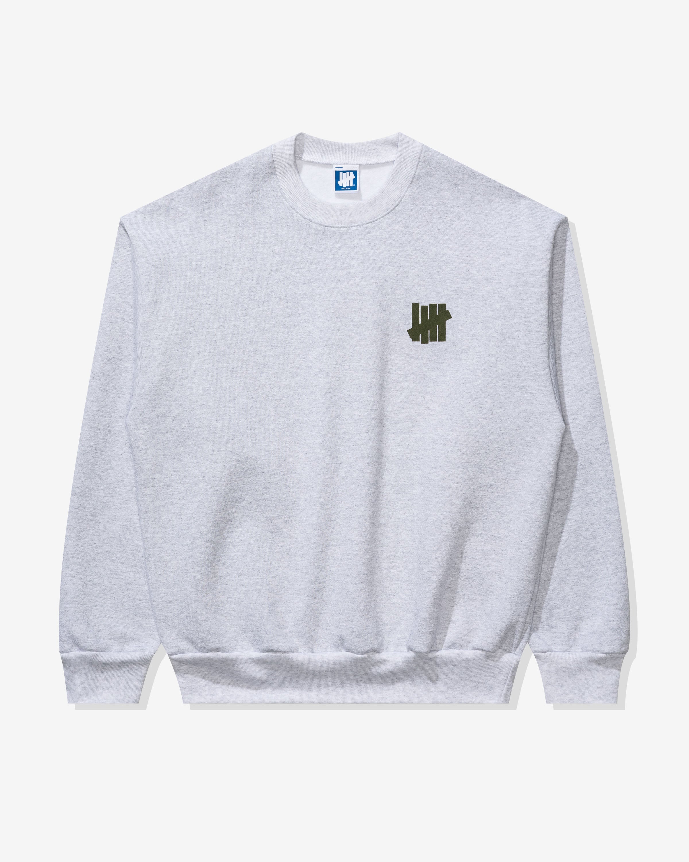 UNDEFEATED STENCIL CREWNECK - ASH