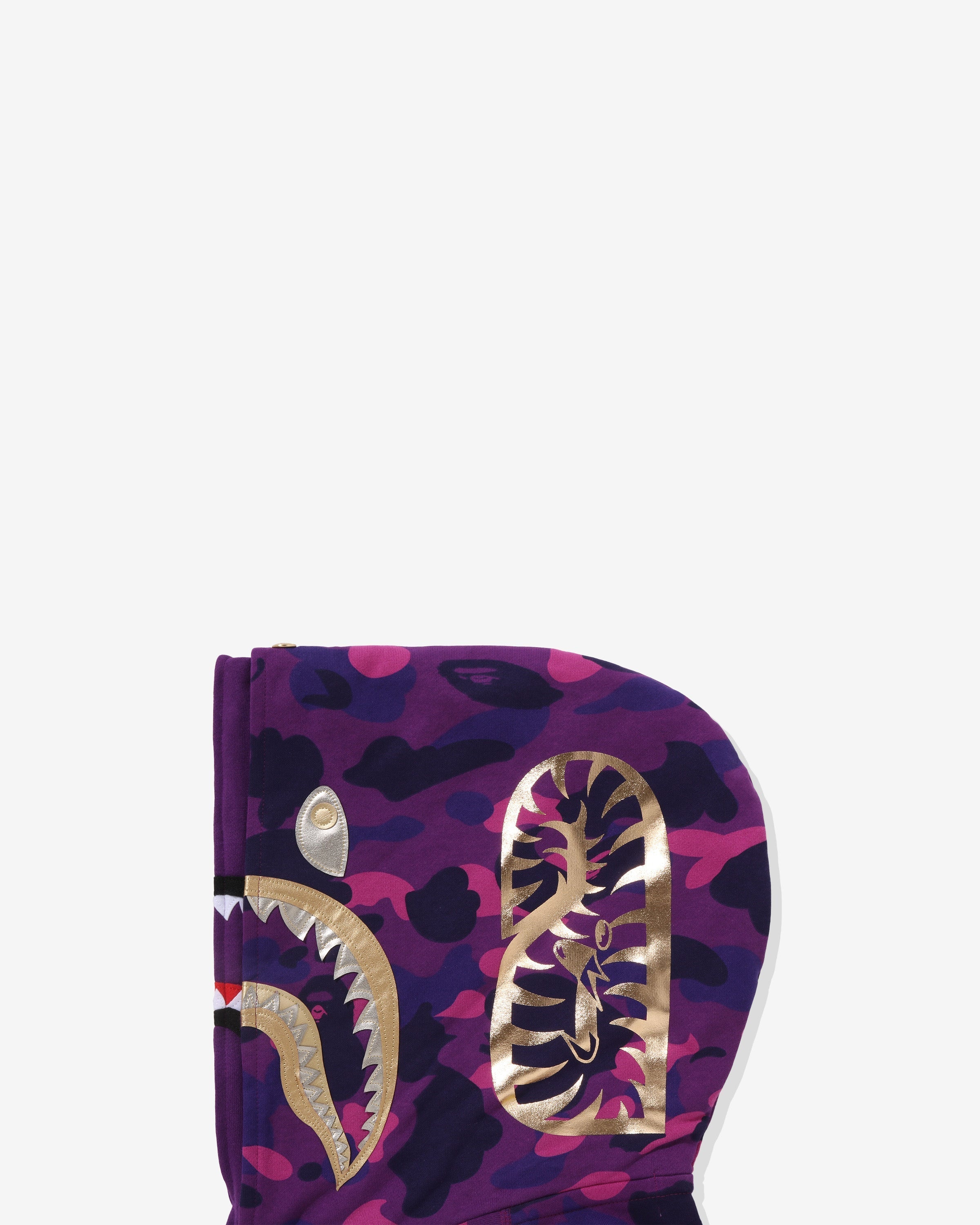 BAPE COLOR CAMO DOUBLE SHARK FULL ZIP HOODIE