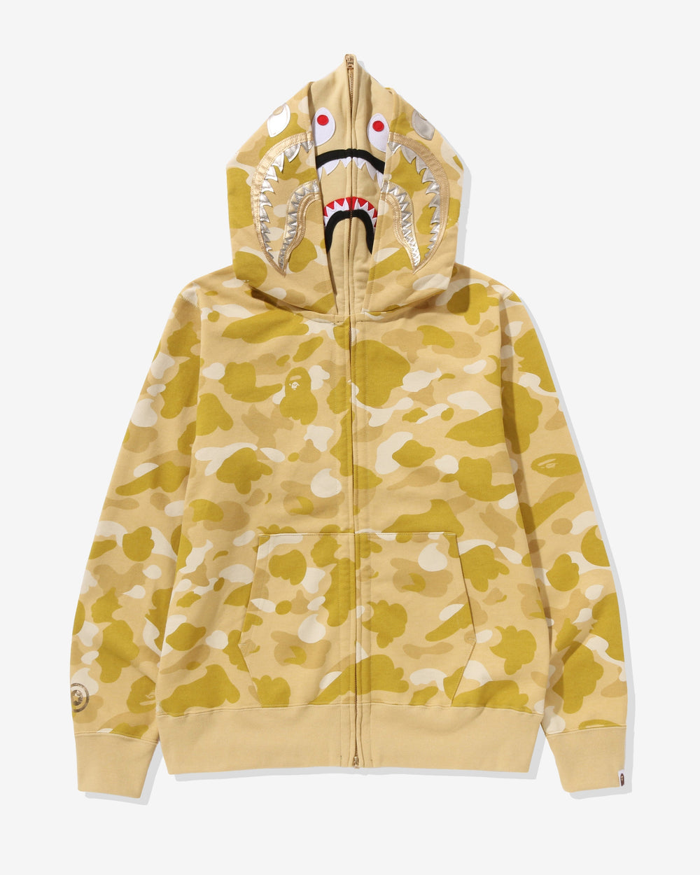 BAPE COLOR CAMO DOUBLE SHARK FULL ZIP HOODIE