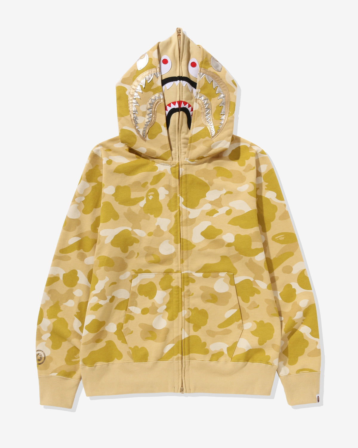BAPE COLOR CAMO DOUBLE SHARK FULL ZIP HOODIE