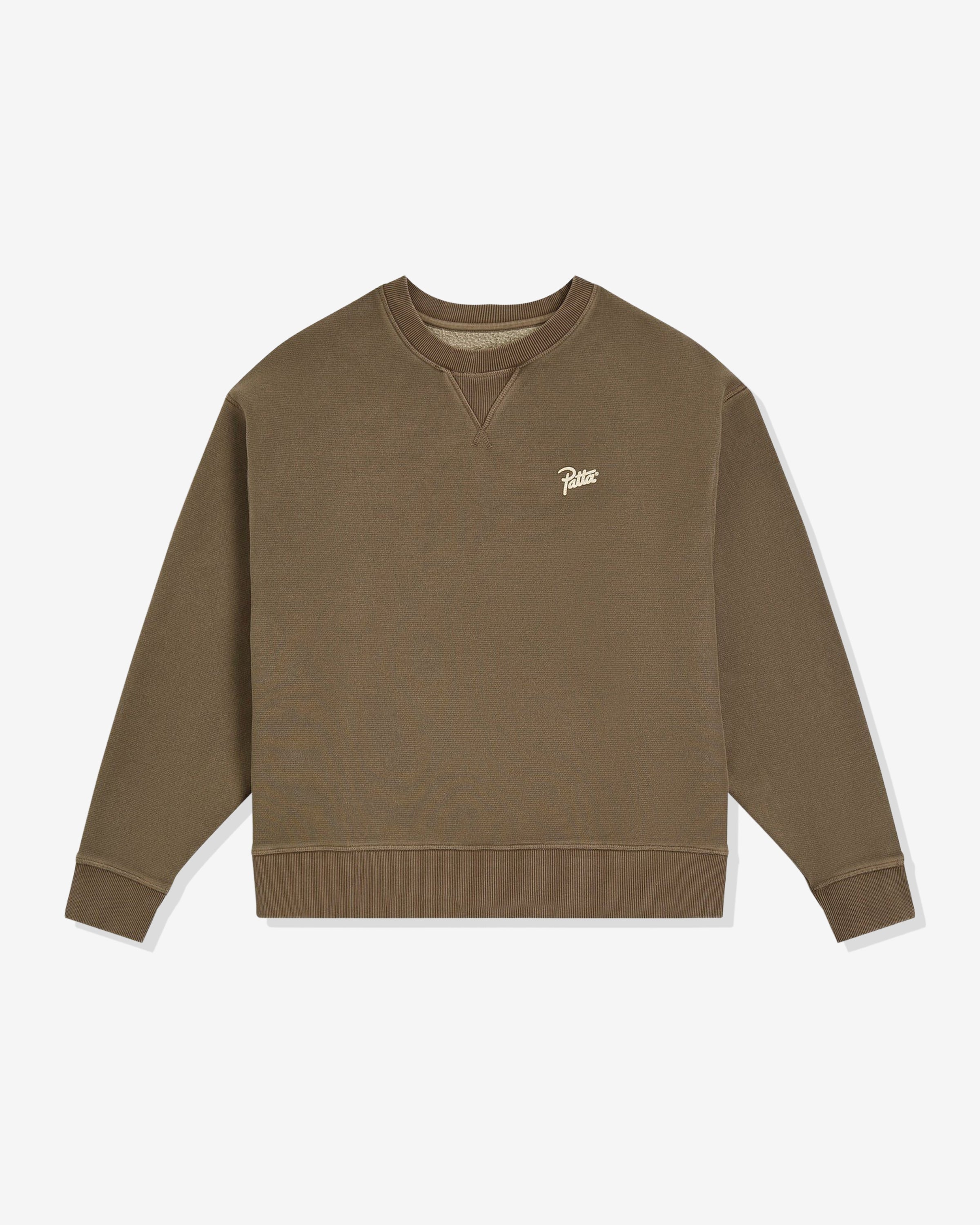 PATTA CLASSIC WASHED CREWNECK - MOREL