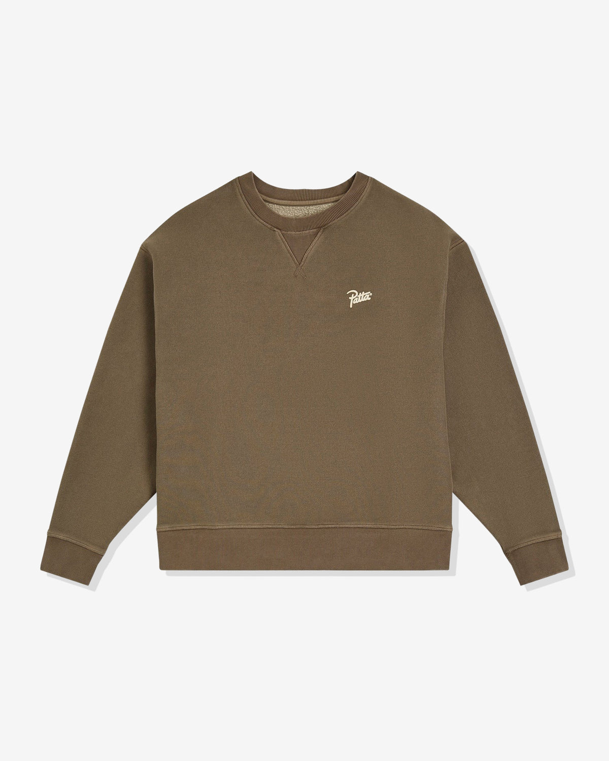 PATTA CLASSIC WASHED CREWNECK - MOREL