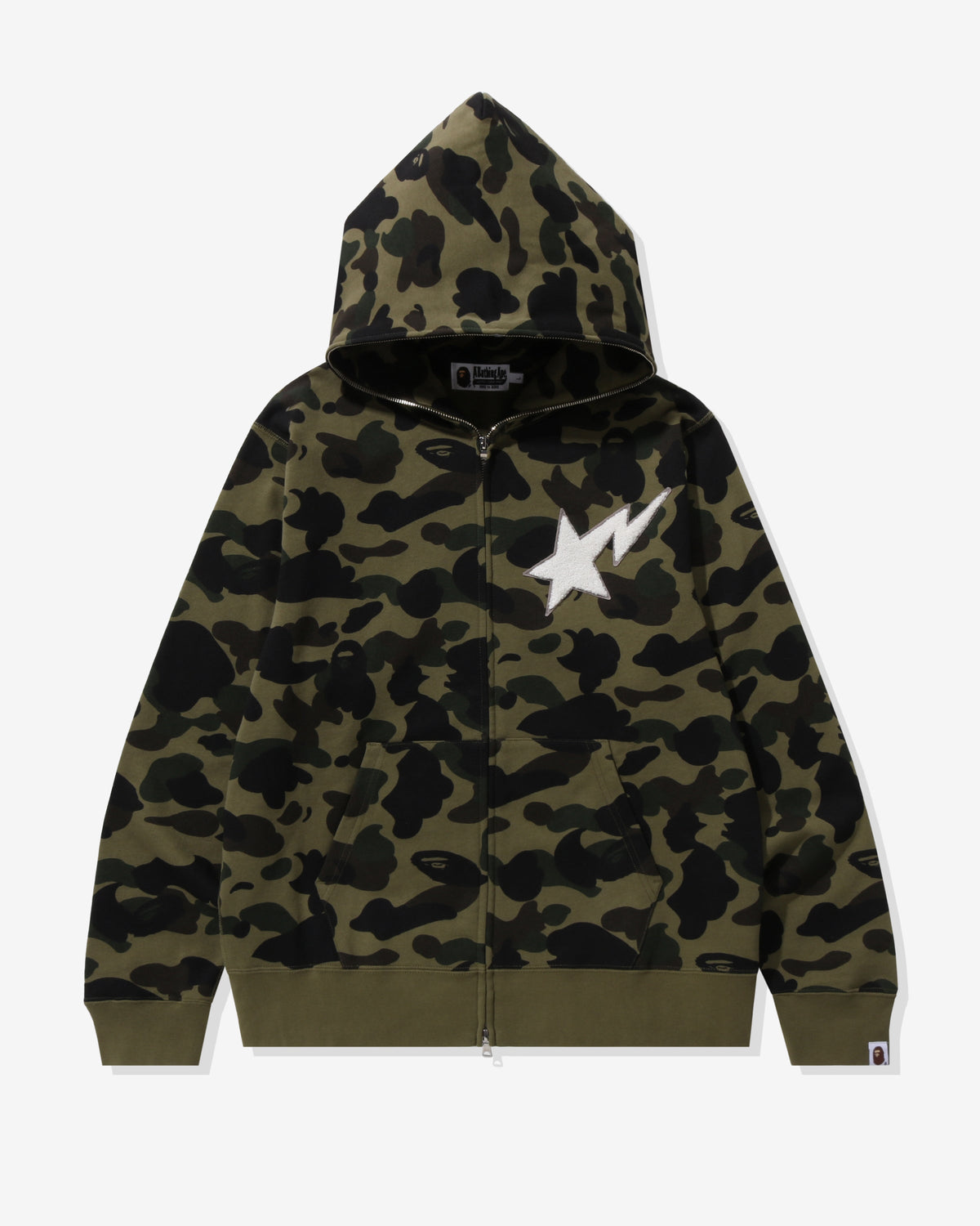 1ST CAMO FULL ZIP HOODIE