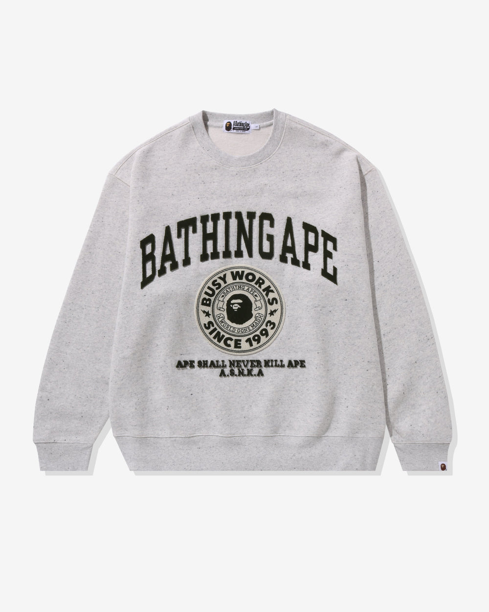 COLLEGE GRAPHIC CREWNECK - GRAY