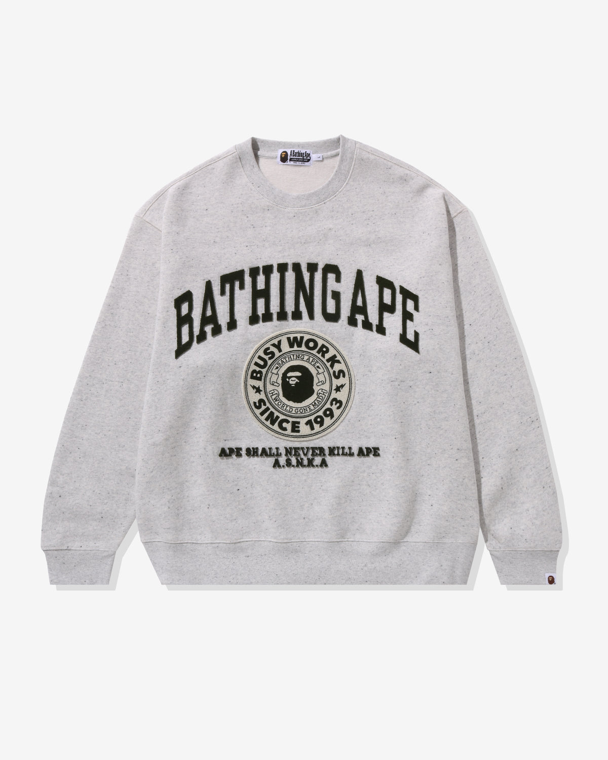 COLLEGE GRAPHIC CREWNECK - GRAY