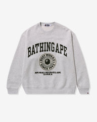 COLLEGE GRAPHIC CREWNECK - GRAY