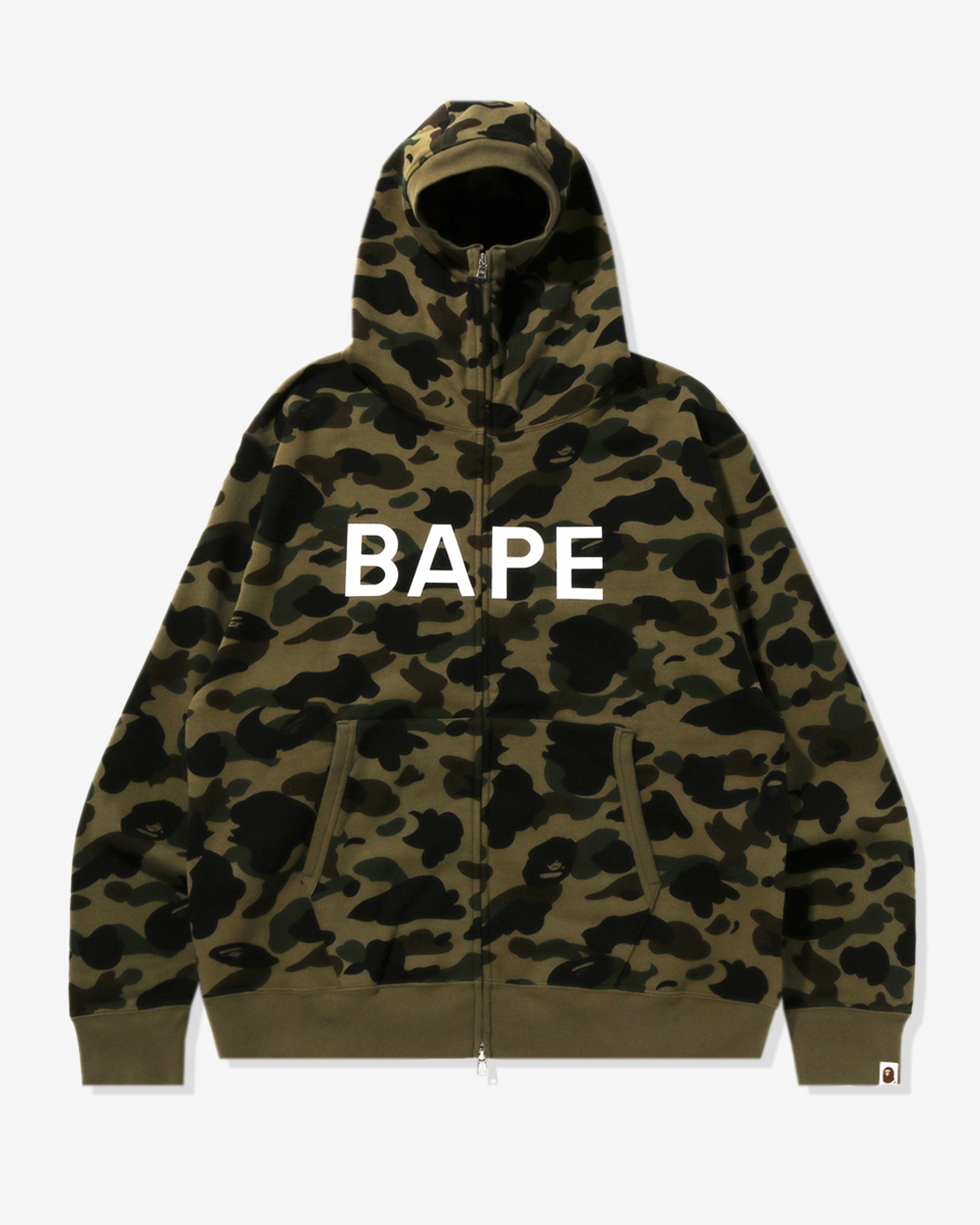 BAPE 1ST CAMO BALACLAVA FULL ZIP HOODIE
