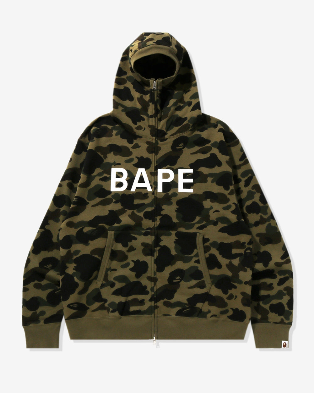 BAPE 1ST CAMO BALACLAVA FULL ZIP HOODIE
