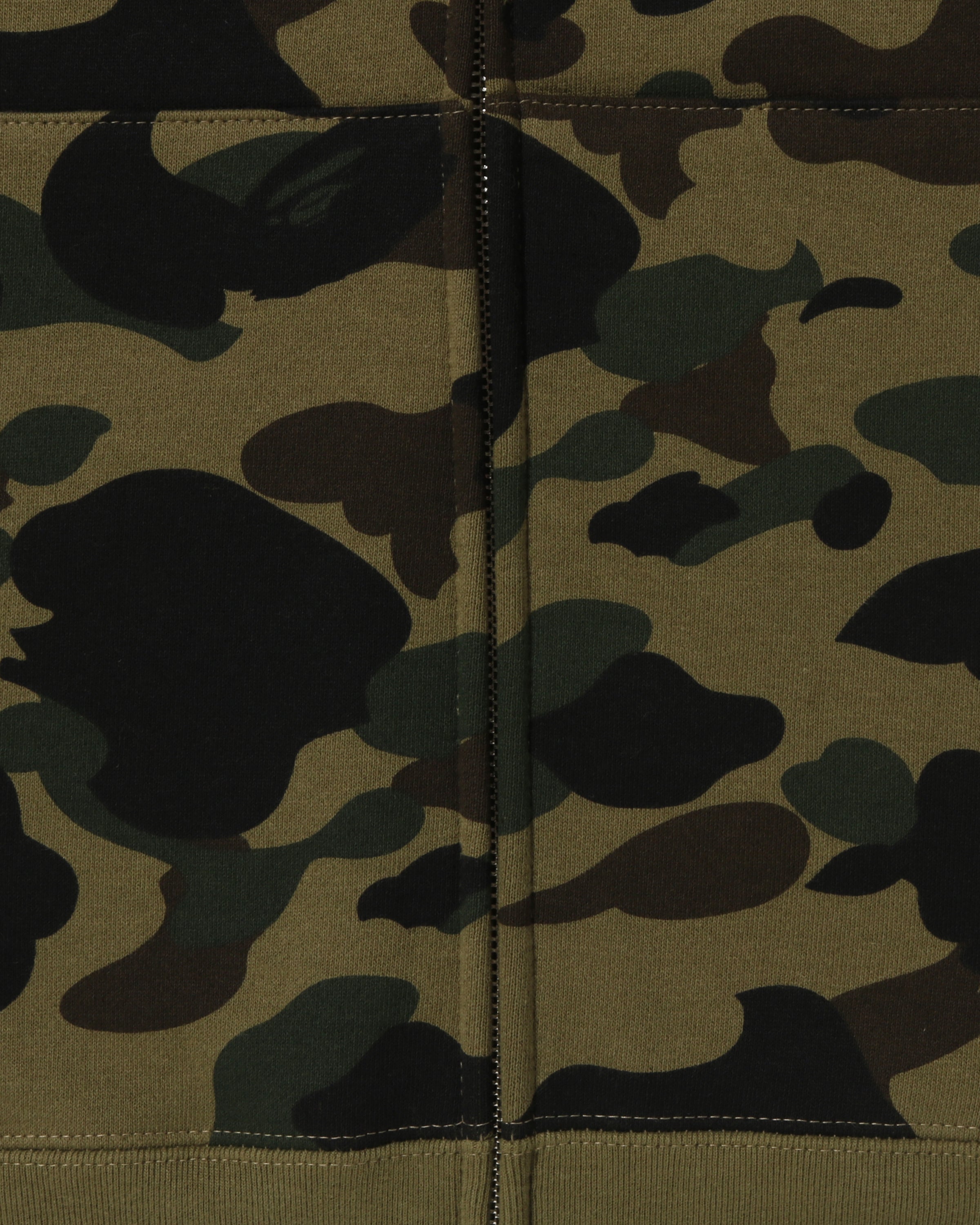 BAPE 1ST CAMO APE HEAD PATCHED FULL ZIP HOODIE