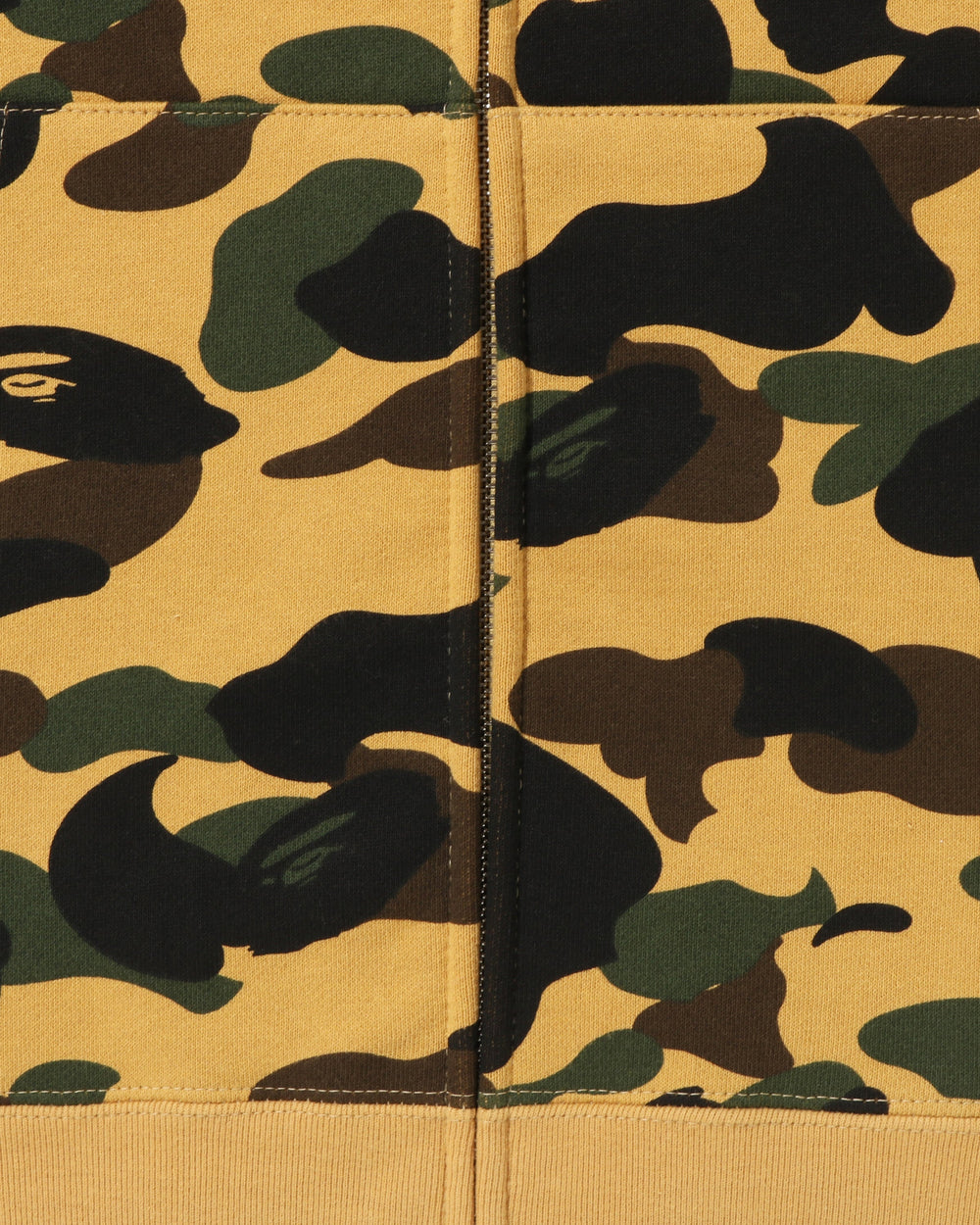 BAPE 1ST CAMO APE HEAD PATCHED FULL ZIP HOODIE