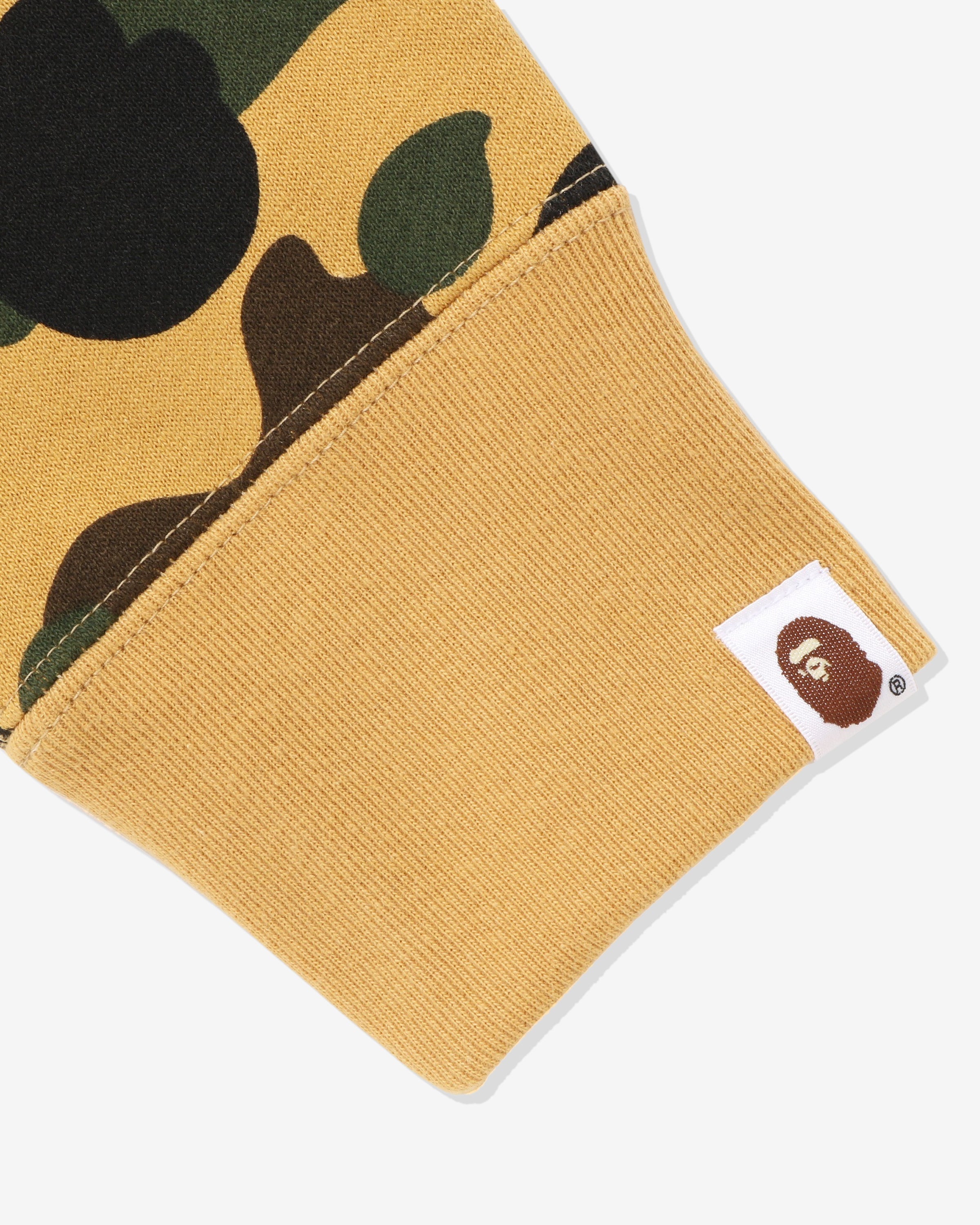 BAPE 1ST CAMO APE HEAD PATCHED FULL ZIP HOODIE