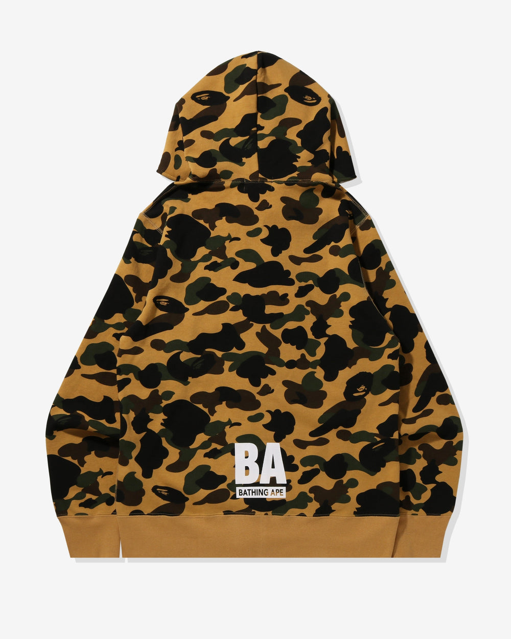 BAPE 1ST CAMO BAPE FULL ZIP HOODIE - YELLOW
