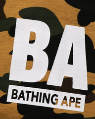 BAPE 1ST CAMO BAPE FULL ZIP HOODIE - YELLOW
