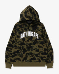 BAPE 1ST CAMO PULLOVER HOODIE - GREEN