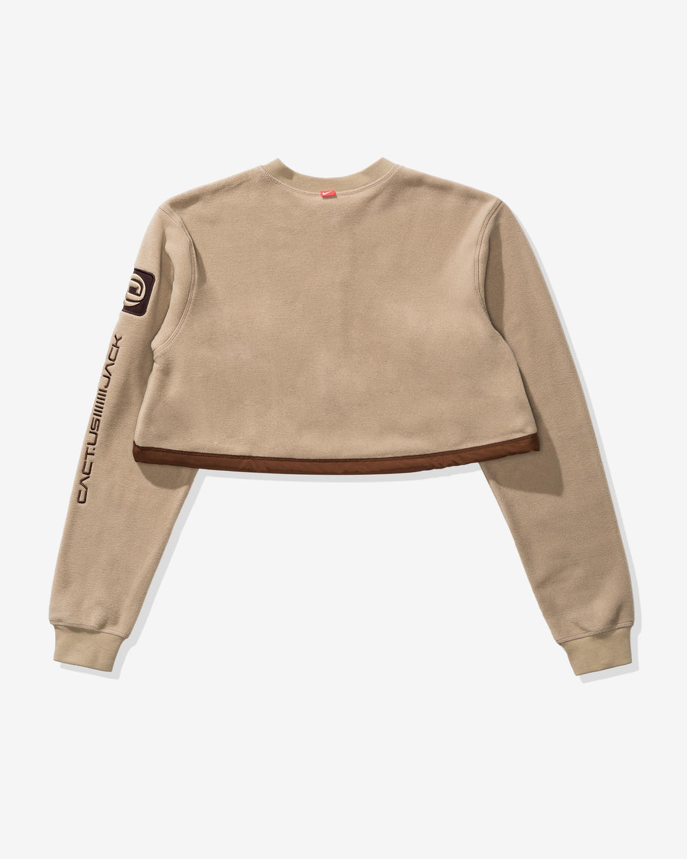 NIKE X TRAVIS SCOTT WOMEN'S NRG BH PO CREW - KHAKI
