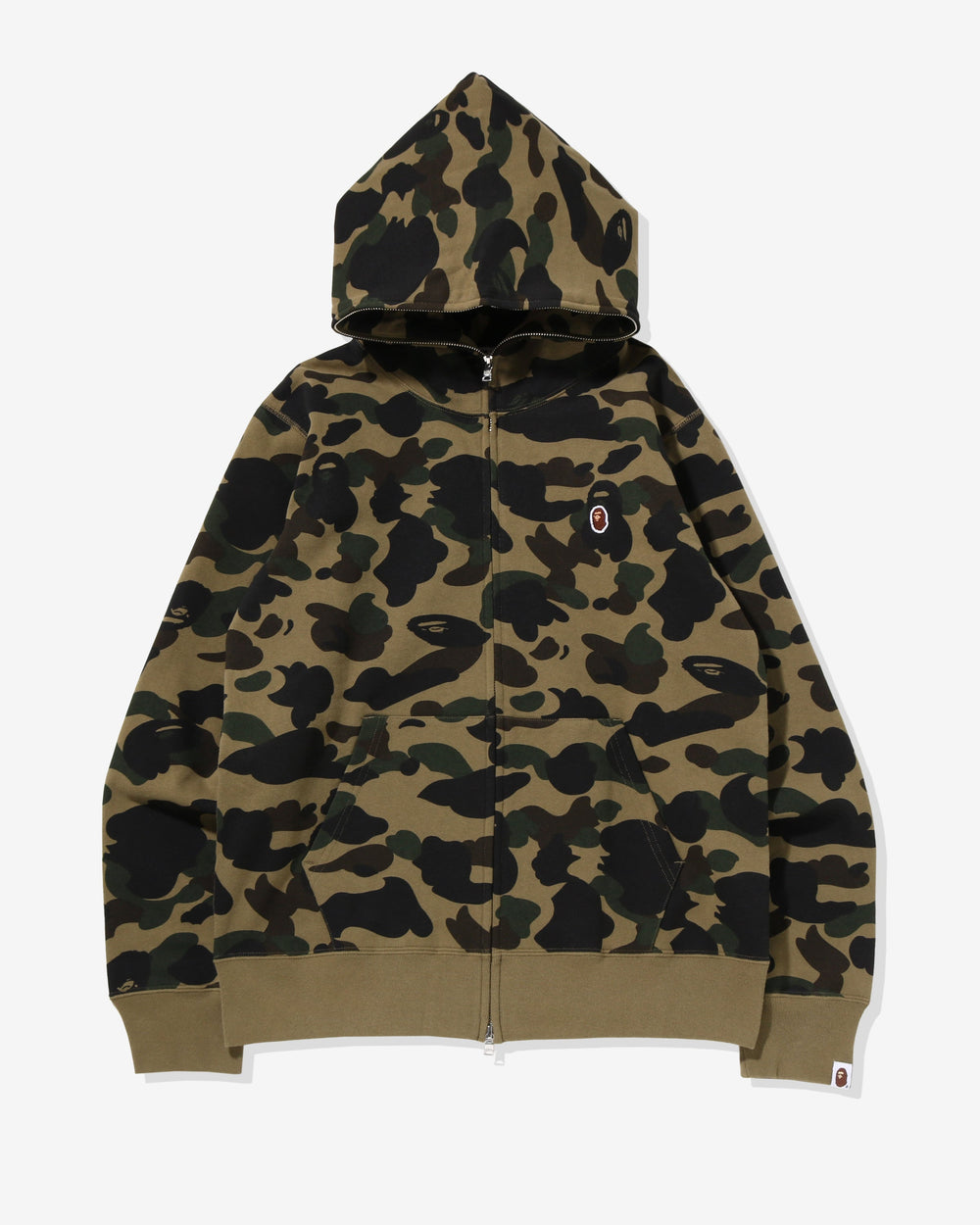 BAPE 1ST CAMO ONE POINT FULL ZIP HOODIE