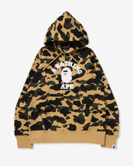 BAPE 1ST CAMO COLLEGE PULLOVER HOODIE