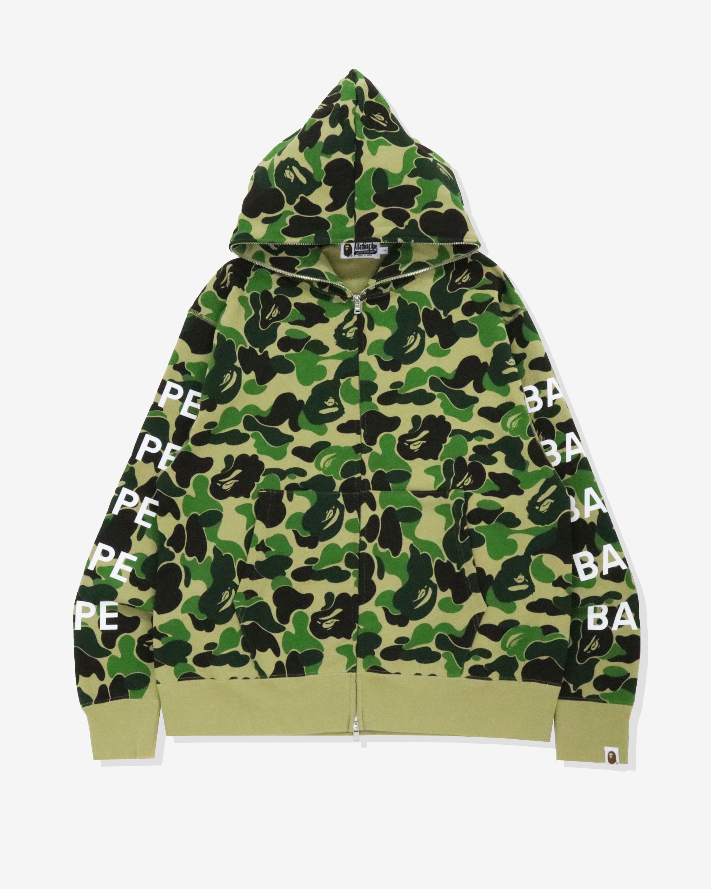 BAPE BIG ABC CAMO BAPE RELAXED FIT FULL ZIP HOODIE