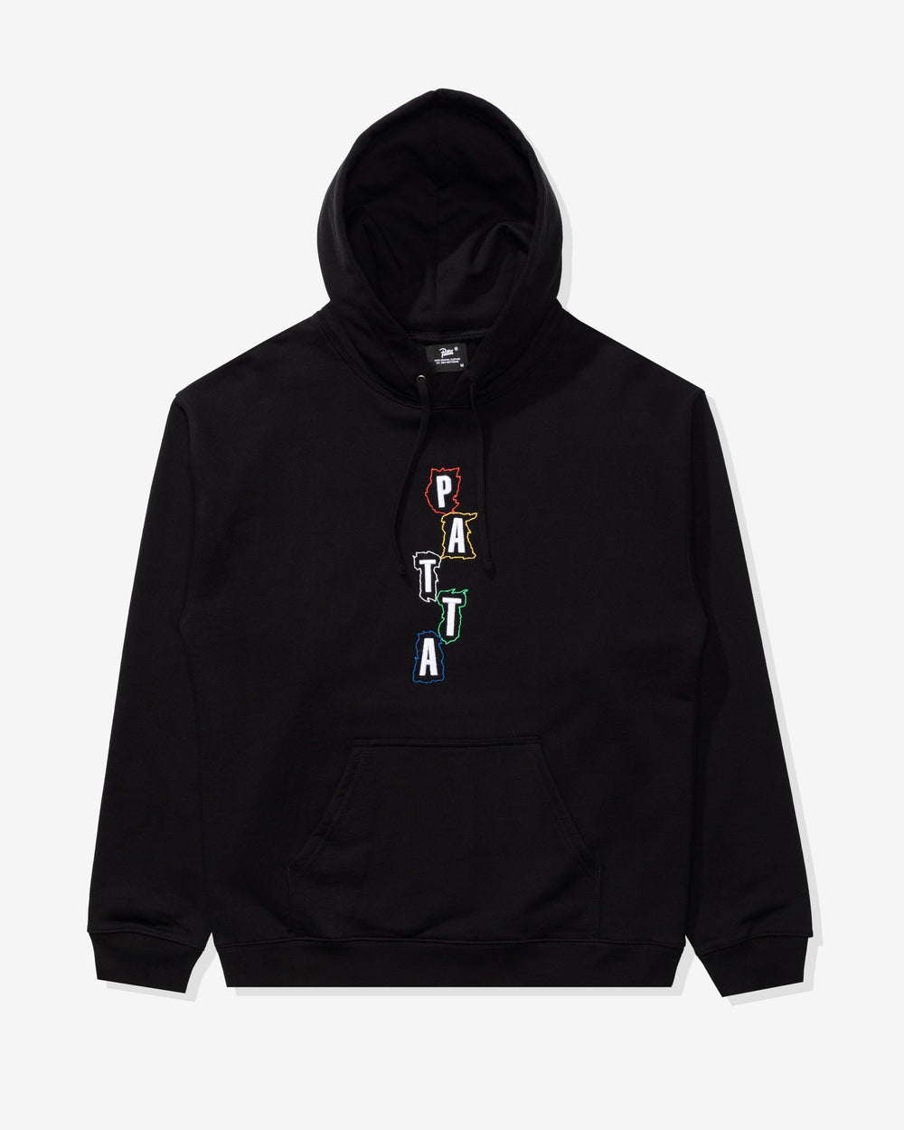 PATTA TEAM PATTA HOODED SWEATER - BLACK