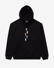 PATTA TEAM PATTA HOODED SWEATER - BLACK