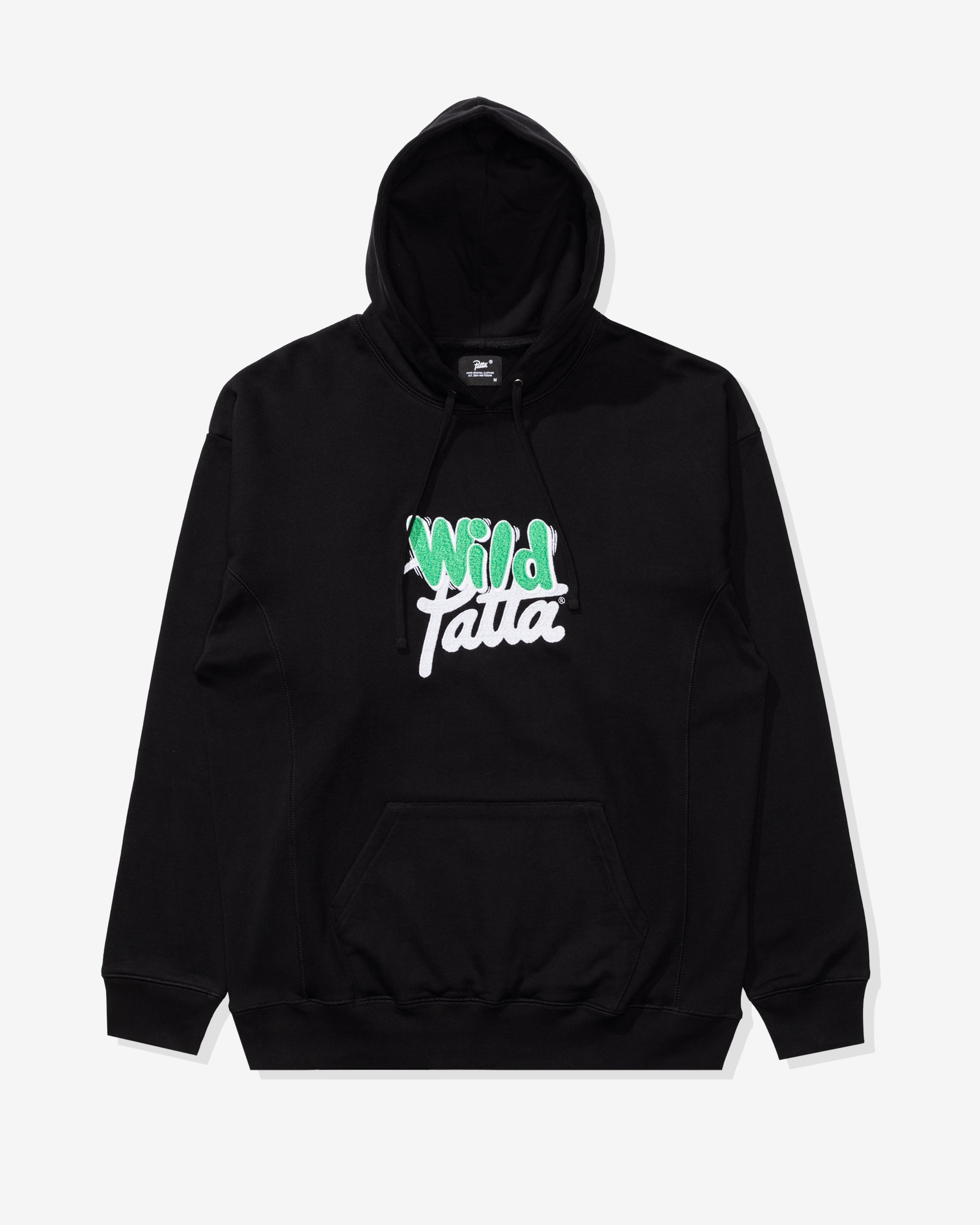 PATTA WILD HOODED SWEATER - BLACK
